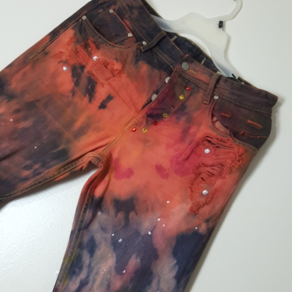 HFB BLOOD MOON GALAXY JEANS - Picture 2 of 5